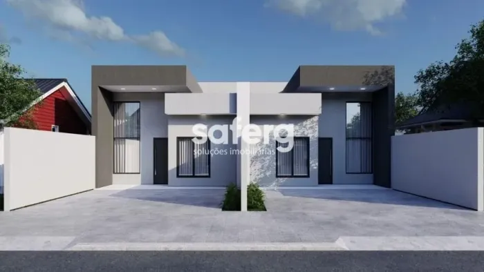Casa em construção no Padovani