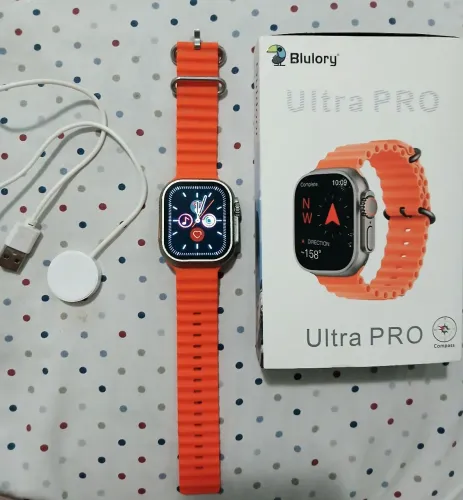 Smartwatch Blulory Ultra PRO 49mm - Laranja (Com Caixa Original)