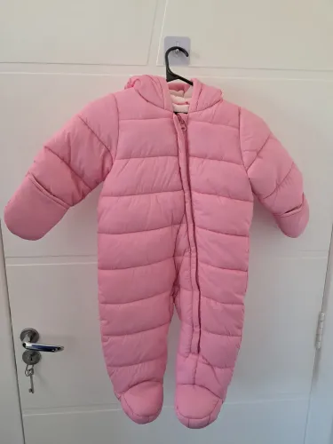 Casaco Inverno Macacão Puffer Bebê 