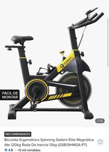 Bicicleta ergométrica Gallant 