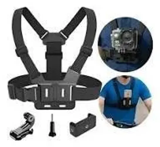 Suporte Para Celular Peitoral De Câmera Moto Bike Ajustável
