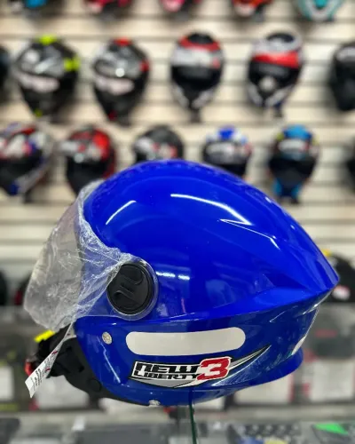 Capacete aberto novo