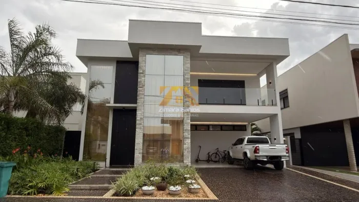 Sobrado Alto Padrão com 4 suítes - 416 m² - 1605 sul - Residencial Mirante do Lago - Próxi