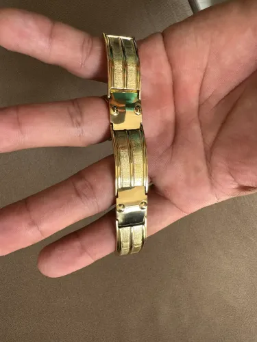 Bracelete ouro 18k 34g