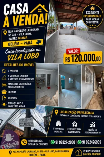 Casa com três andares na vila Lobo