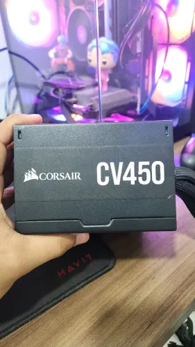 Fonte Corsair CV450, 450W, 80 Plus Bronze