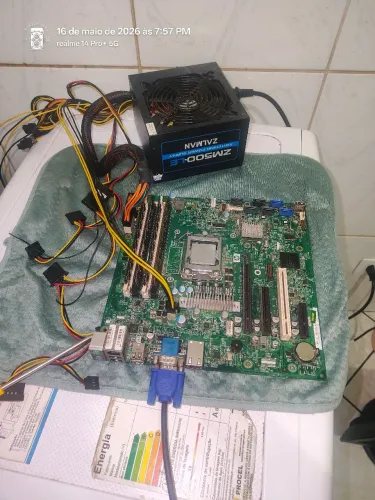 200 réias Placa mãe HP  + Xeon  x3430..+..fonte 