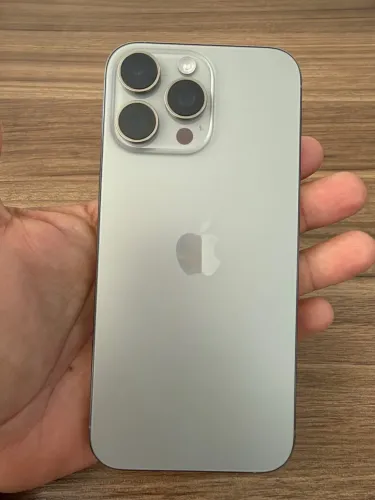 iPhone 16 Pro Max 256GB Titânio Natural - Único dono, Impecável.