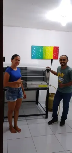 FORNO INDÚSTRIAL A GÁS INOX ROMA FIRI 1.10 CM VENÂNCIO