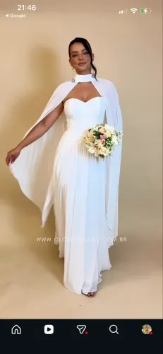 VESTIDO OFF WHITE - DOLPS