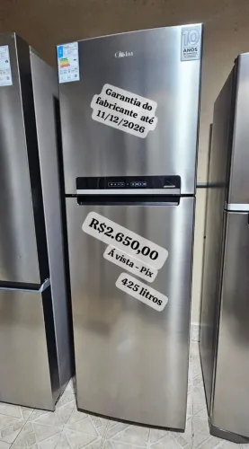 Geladeira Midea 425 litros - Semi Nova - Entrego
