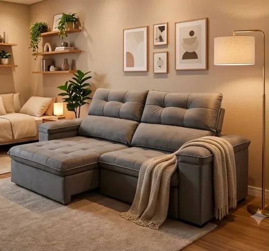 Sofá Ônix Fofão Modulado 3,10mt ( PROMOÇÃO)