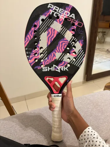 Raquete Shark predador 2023 rosa