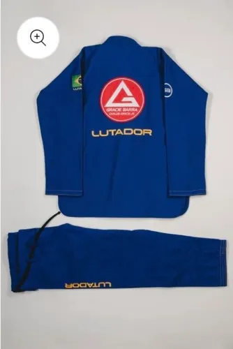 Kimono Gracie Barra A3 azul novo sem uso modelo Lutador Não aceito oferta menor anunciado