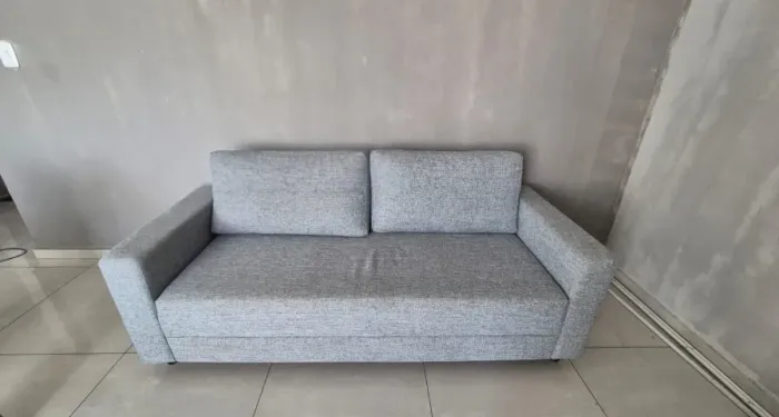 sofá 3 lugares tecido muy
