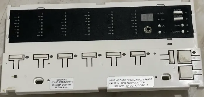 Crestron CLS-C6M - Módulo Dimmer 6 Canais Automação Residencial
