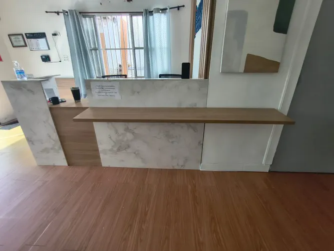 Balcão recepção