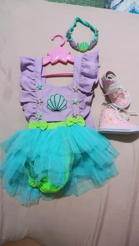 Vestido fundo do mar ou sereia 