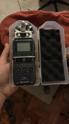 Gravador ZOOM H5 + CARTÃO SD + SHIELD