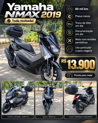 Yamaha NMAX 160 2019 ? Muito Conservada ? Pneus Novos ? Revisada