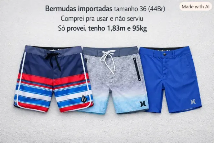 Bermudas Hurley Phantom e Volcom