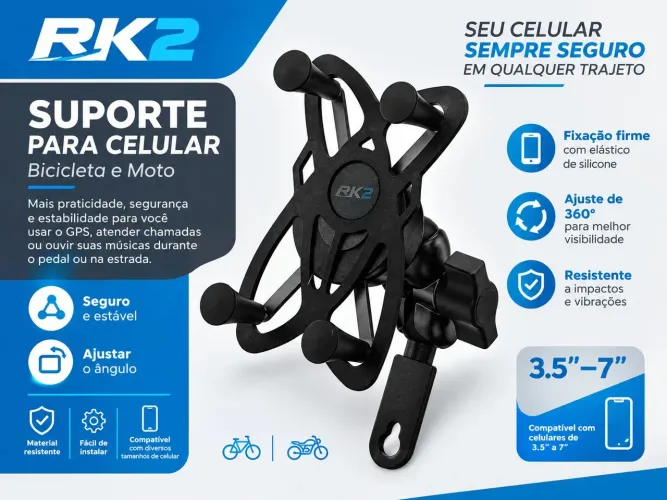 Suporte Garra sem carregador/ Moto