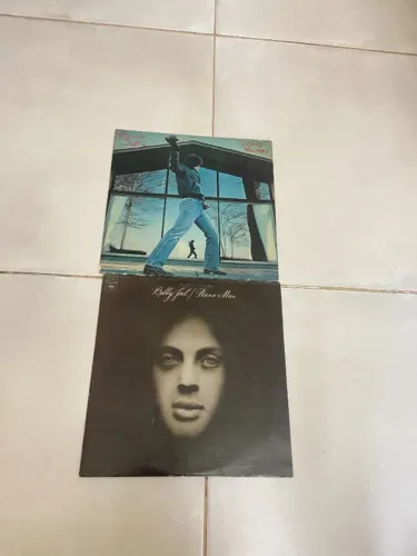 02 LP Vinil Billy Joel Glass House and Piano Man