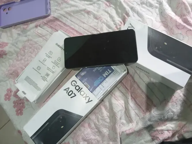 A07 128GB novo com nota fiscal e completo