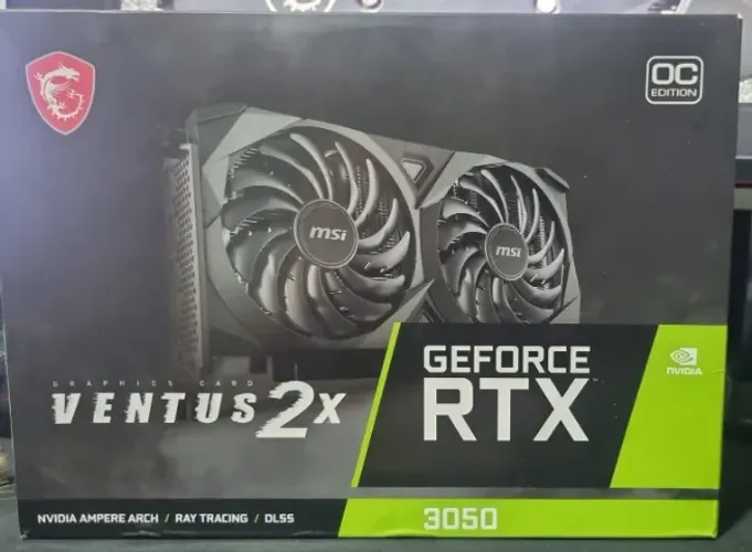 Placa de Vídeo RTX 3050 8GB MSI