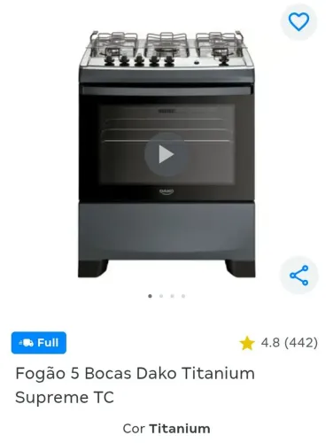 Fogão Dako
