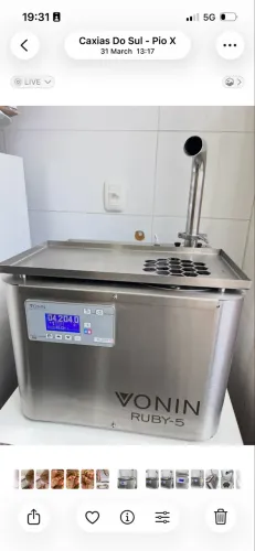 Temperadeira chocolate Vonin