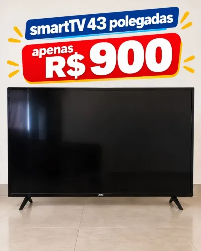 Smart TV 43" só $900!!