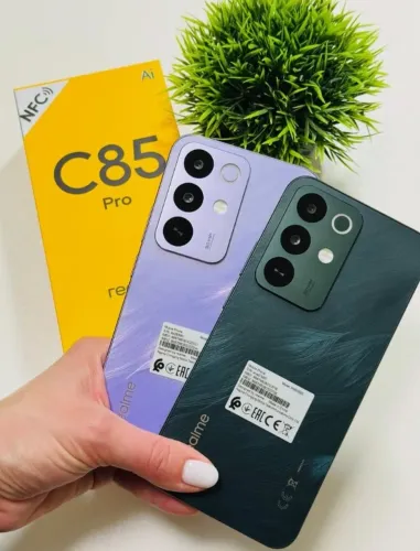 Realme C85 4G 256/8 VERDE E LILAS R$1.550,00 12 MESES DE GARANTIA PELA FABRICANTE