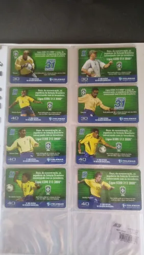 Cartões Telefônicos - Seleção brasileira 2002