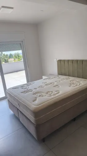 Cama Casal Completa | Cabeceira Estofada + Base + Colchão