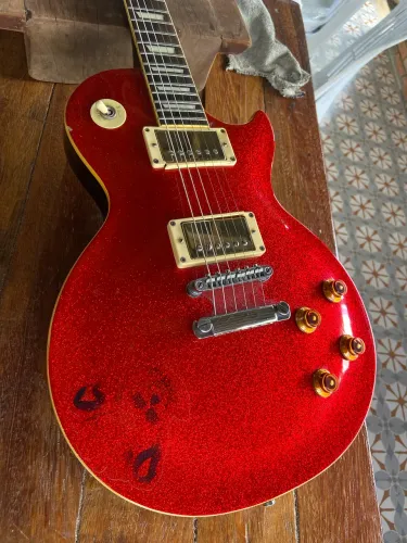Guitarra Epiphone Cap. Gibson Bursbucker - Troco por Macbook