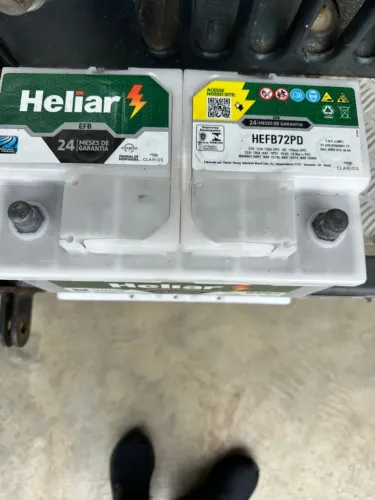 Bateria Heliar EFB 72 Ah Seminova