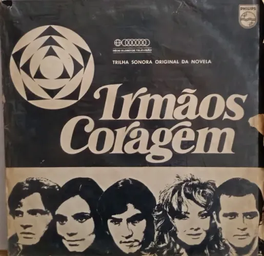 Disco em vinil irmãos coragem, Philips , 1970 série deluxe.