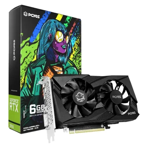 Placa de video PC Yes GeForce RTX 3050 6GB GDDR6