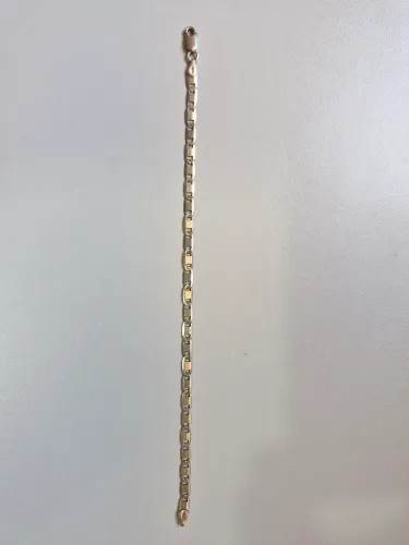 Pulseira prata 925 legítima 21cm
