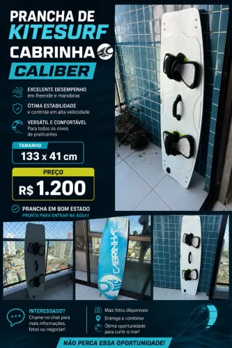 Prancha de KiteSurf Cabrinha Caliber