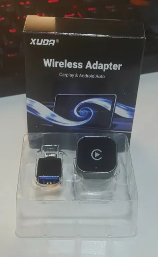 Adaptador Wireless para CarPlay e Android Auto