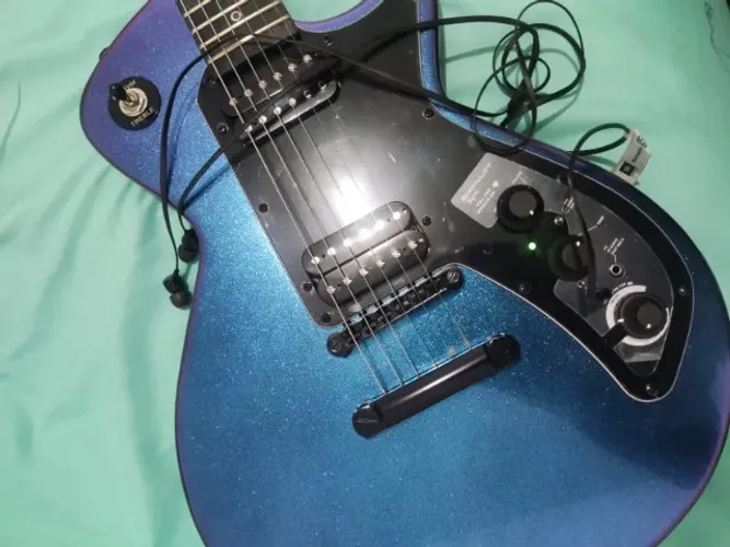 Guitarra Tagima Sixmart SC Chameleon Blue Com Efeitos Embutidos