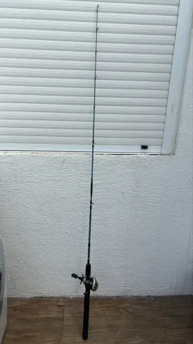 Conjunto Carretilha MS Elite + Vara Blue Bass 8-15lb