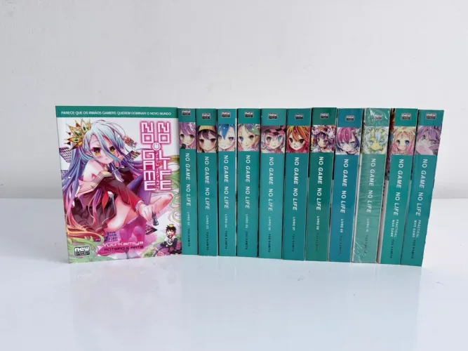 NO GAME NO LIFE 1 ao 10 + DOIS VOLUMES EXTRAS