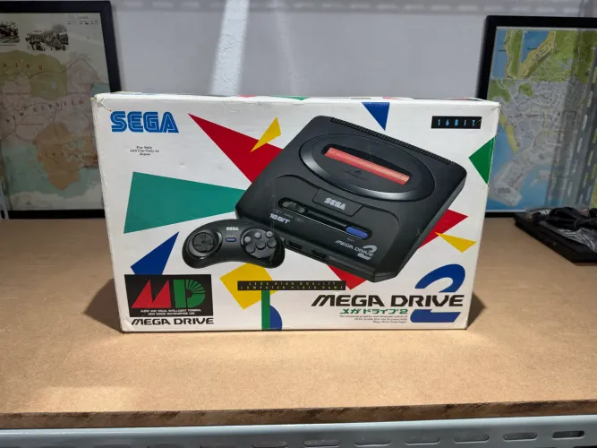 Vendo Mega Drive 2 Japonês na caixa - Serial batendo semi novo 