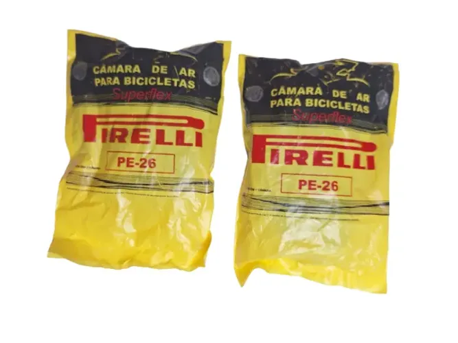 Par Câmara De Ar Pirelli Superflex PE-26 Aro 26 Balão Original_Novas