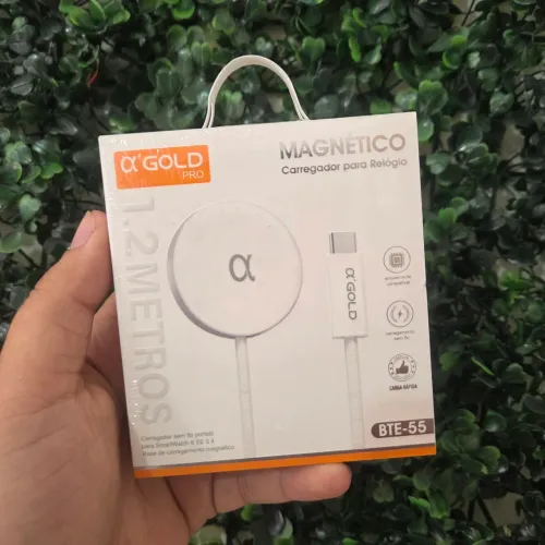 Cabo de Carregador Smartwatch Magnético USB-C (SOMOS LOJA)