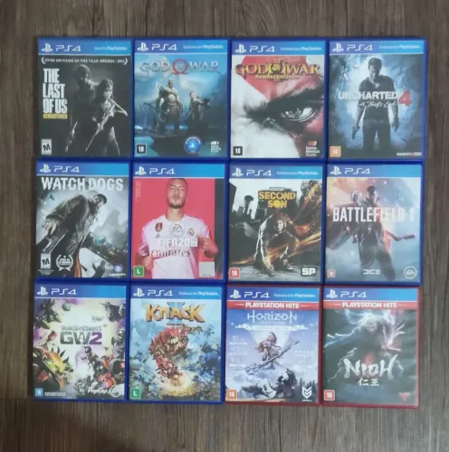 Lote de jogos PS4 (Faço envio)