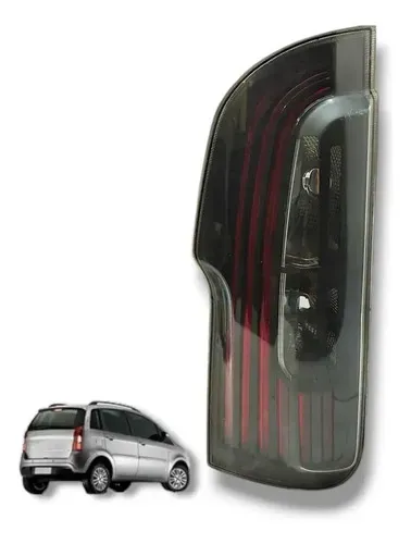 Lanterna Traseira Fiat Idea Com Led  2011 A 2016 Direito Direito/passageiro Vermelho